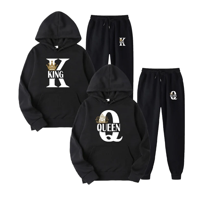 2022 Fashion Couple Sportwear Set KING or QUEEN - Image 4