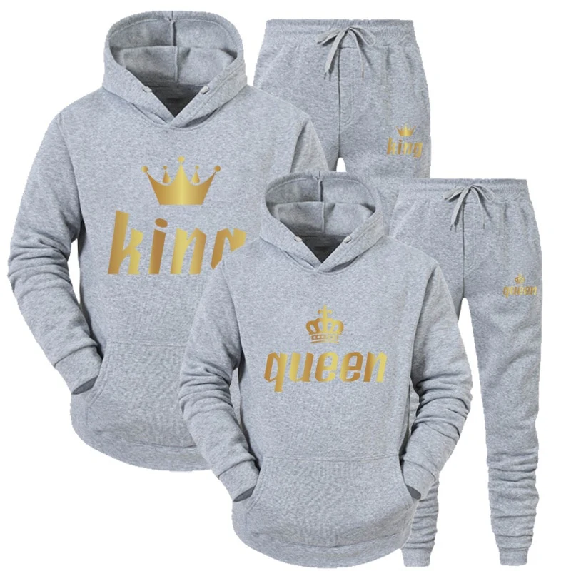 2022 Fashion Couple Sportwear Set KING or QUEEN - Image 5