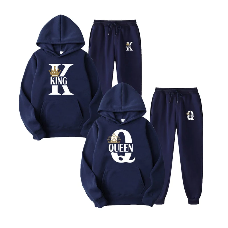 2022 Fashion Couple Sportwear Set KING or QUEEN - Image 6