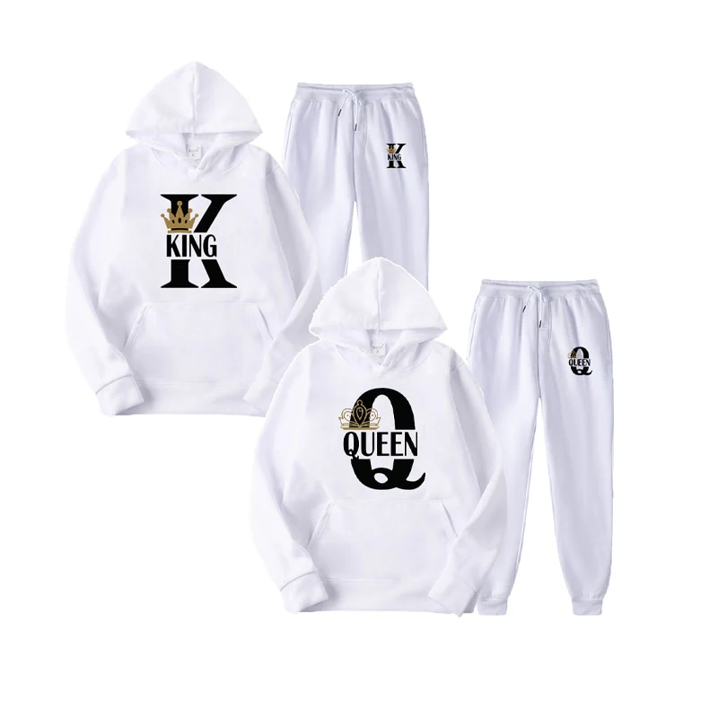 2022 Fashion Couple Sportwear Set KING or QUEEN - Image 7