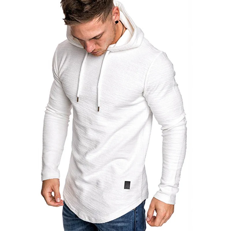 2022 New Men Brand Solid Color Sweatshirt - Image 6