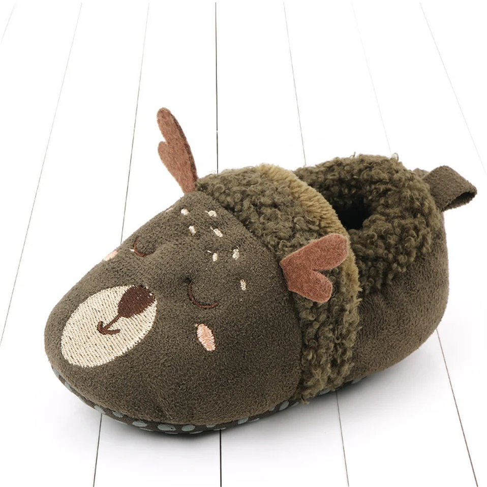Baby Shoes Adorable Infant Slippers Toddler Baby Boy Girl Knit Crib Shoes - Image 11