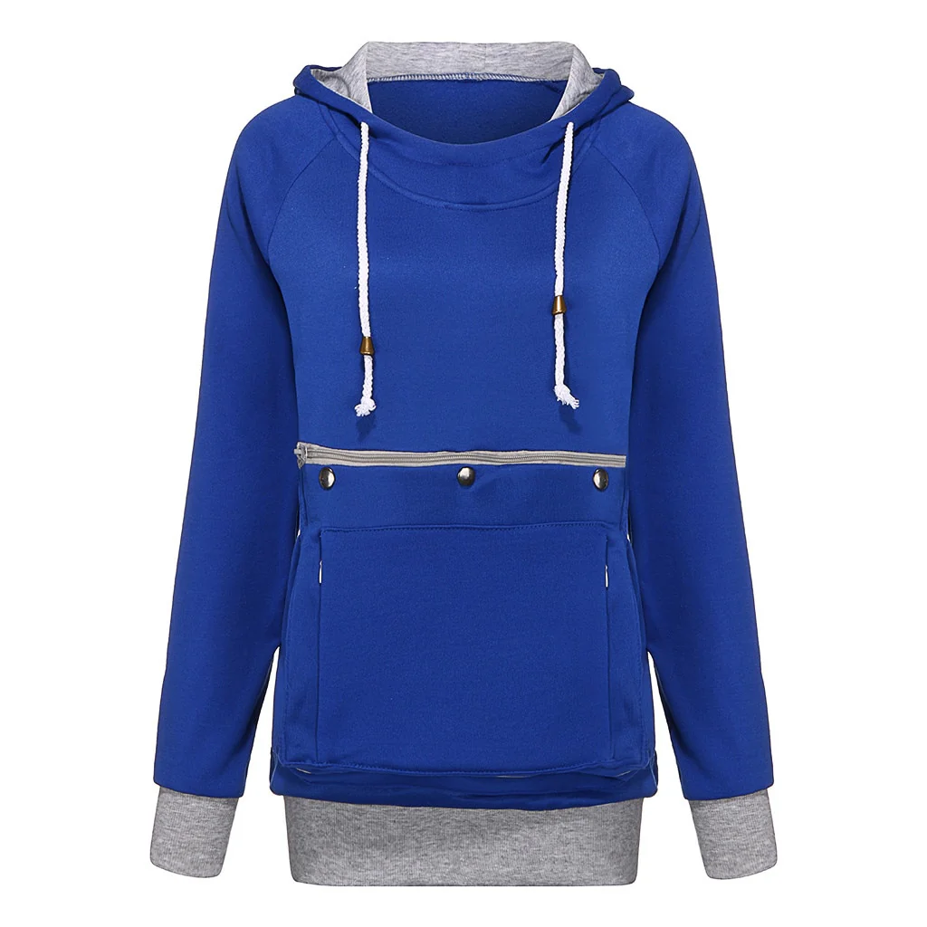 Cat Lovers Sweatshirt women Hoodies Kangaroo Dog Pet Paw Pullovers Cuddle Pouch Sweatshirt Pocket Animal Ear Hooded Dropshipping - Image 4
