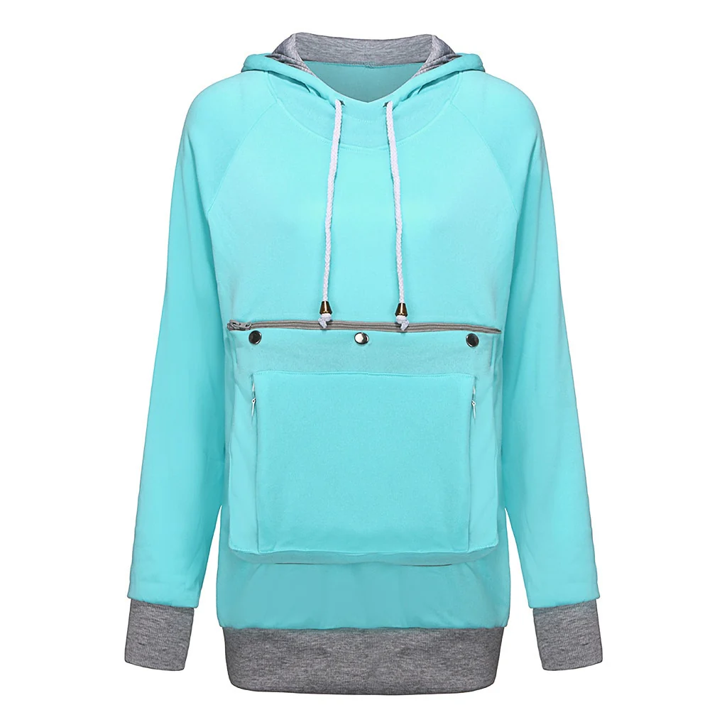 Cat Lovers Sweatshirt women Hoodies Kangaroo Dog Pet Paw Pullovers Cuddle Pouch Sweatshirt Pocket Animal Ear Hooded Dropshipping - Image 5