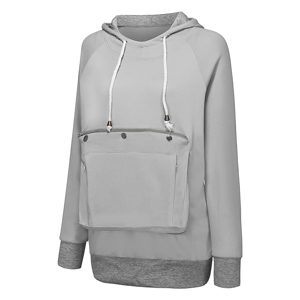 Cat Lovers Sweatshirt women Hoodies Kangaroo Dog Pet Paw Pullovers Cuddle Pouch Sweatshirt Pocket Animal Ear Hooded Dropshipping - Image 7