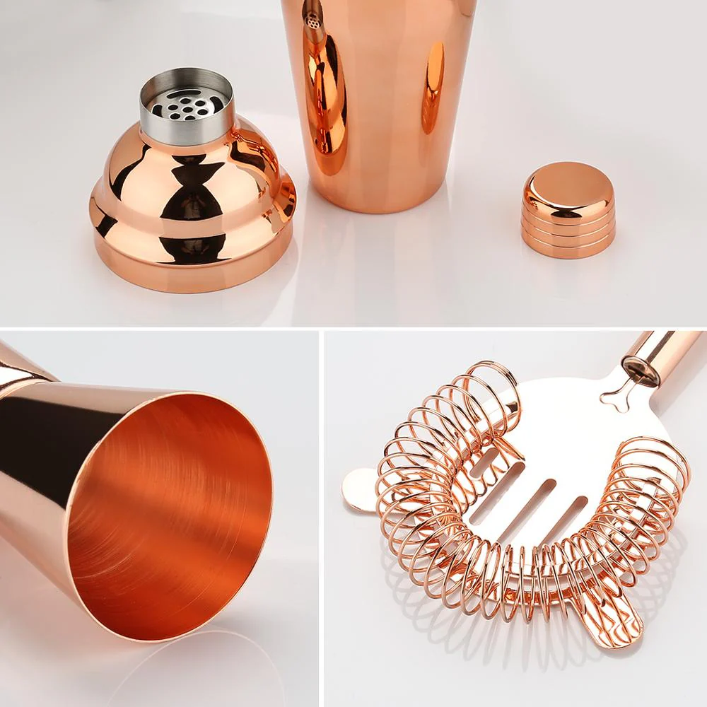 Cocktail Shaker Making Set,16pcs Bartender Kit For Mixer Wine Martini, Stainless Steel Bars Tool, Home Drink Party Accessories - Image 11