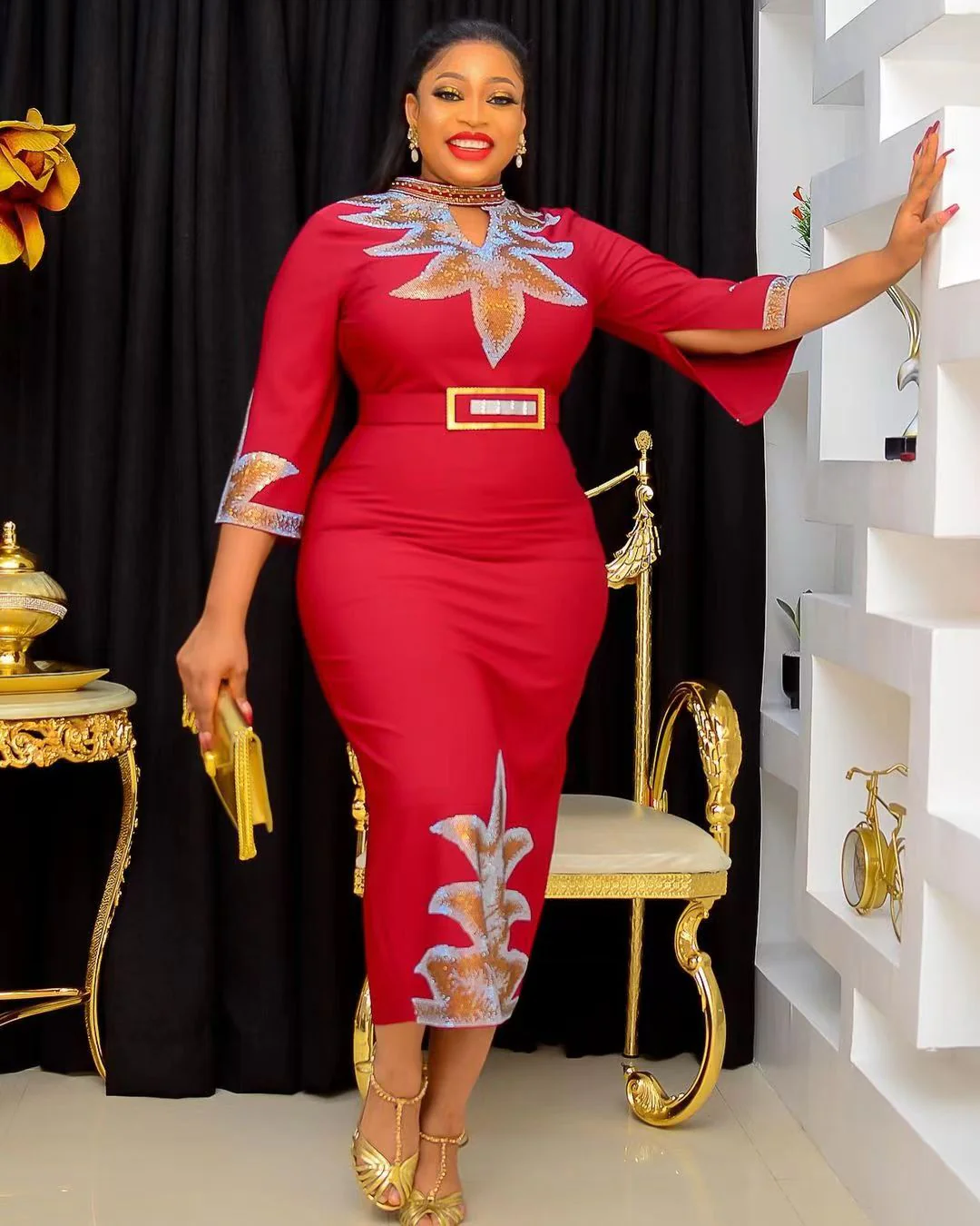 Elegant African Evening Dresses for Women Dashiki Ankara Outfits Gown Plus Size Turkey Wedding Party Long Maxi Dress 2023 New - Image 10