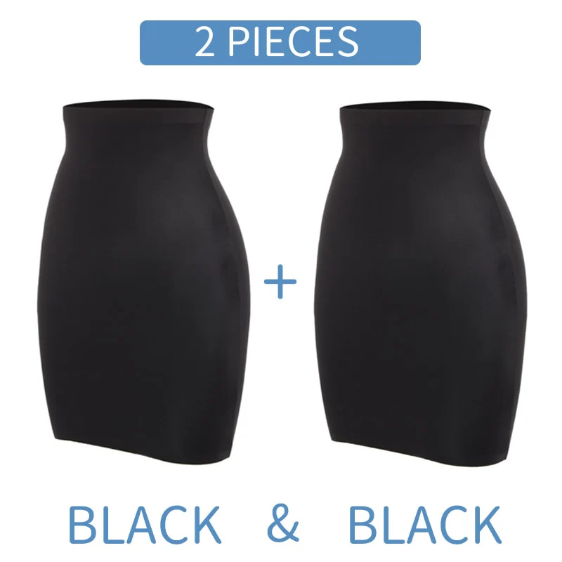 High Waist Tummy Control Slips Woman Seamless Slimming Half Slip Underwear Shapewear Body Shaper Underdress Petticoat Shapers - Image 3