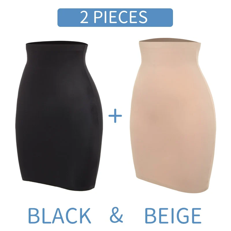 High Waist Tummy Control Slips Woman Seamless Slimming Half Slip Underwear Shapewear Body Shaper Underdress Petticoat Shapers - Image 5