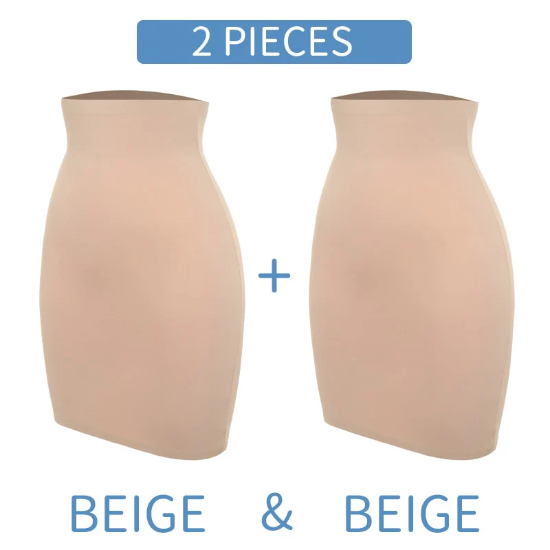High Waist Tummy Control Slips Woman Seamless Slimming Half Slip Underwear Shapewear Body Shaper Underdress Petticoat Shapers - Image 6